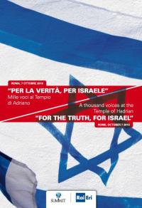 Per la verità, per Israele: mille voci al Tempio di Adriano